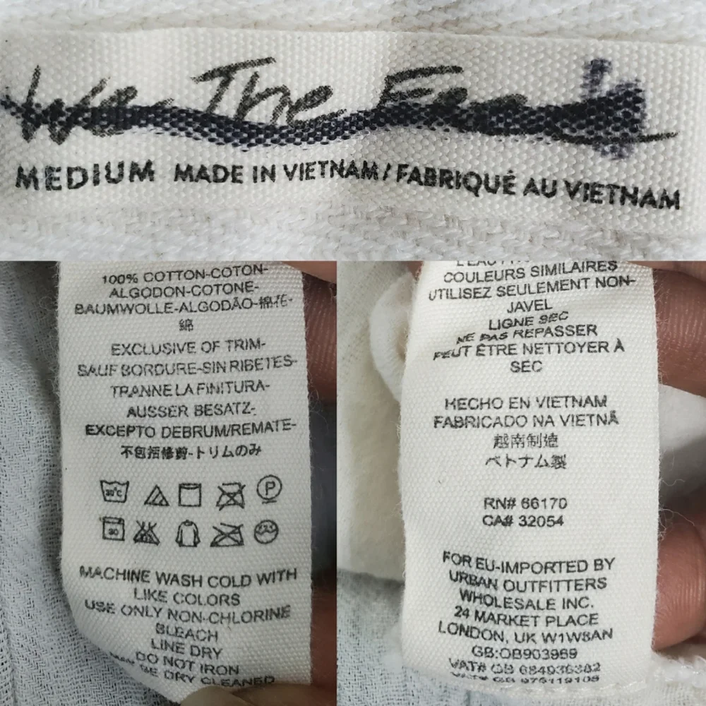 FREE PEOPLE We The Free Sand Dune Henley Top M. - Picture 7 of 7